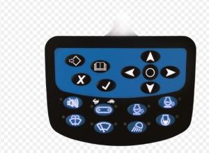 China PC / PET Multi Keys LED Backlit Membrane Switch Panel High Sensivity RoHS on sale
