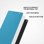 Soft Patterned Yoga Mat , Biodegradable Colorful Latex Free Yoga Mat