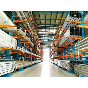 China Flexiable Access for Industrial Aluminium and Steel Profile Cantilever Racking System factory