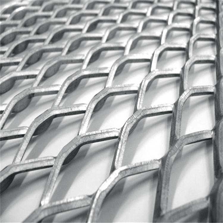 Finish Mill Alloy Type Metalworks Expanded Wire Mesh / Expanded Metal Mesh