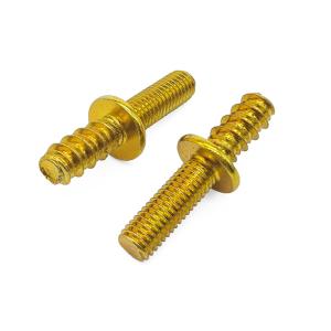 China ZINC Plated Double-Ended Furniture Screw Self-Tapping Machine Thread for Wood-to-Metal Joinery Stainless Steel factory