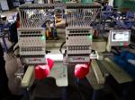 Multi - Languages Two Head Embroidery Machine For Hat Max Speed 1200rpm