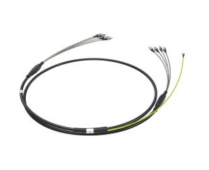 China FC FC Armored Tactical Fiber Cable Fanout Fiber Optic Patch Cord factory