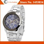 009B Blue Black White Watches for Man Stainless Steel Watch Quartz Watch Unisex