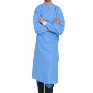 China SMS Blue ISO13485 S M L Disposable Patient Gowns factory