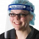 Fluid Resistant Protective Face Shields / Plastic Medical Face Shield Visor