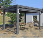 Customizable Aluminum Gazebo and Arbor Garden Adjustable Outdoor Shutters Roof