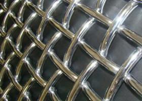 China Fine Stainless Steel Crimped Wire Mesh / Stainless Steel Wire Grid Panels factory