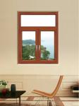 Casement Windows Wood Grain Aluminum Extrusion Aluminum Alloy 6063 T5