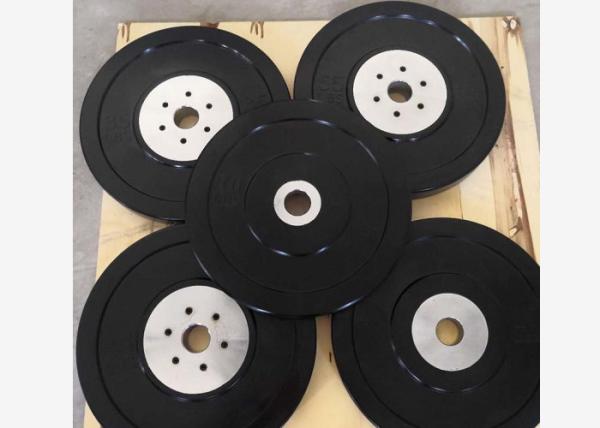 Home Bumper Barbell Weight Plates 5kg - 25kg For Strength Exercise 50mm Bars