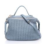 women handbags first layer leather woven bags designer bucket small handbags