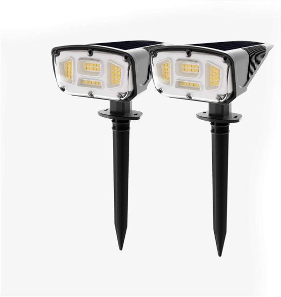 IP55 1.5W Outdoor Solar Landscape Spotlights , 200LM Solar Outside Security