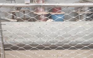 China Stainless Steel Framed X Tend Cable Mesh Fence 2.0mm Rope Wire Mesh factory