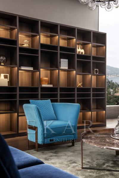 Fabric European Upholstery Modern Sofa single seat furniture couch living room