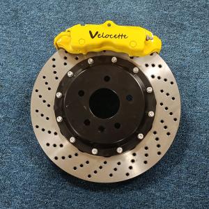 China Yellow 18Z 4 Pot Brake Calipers Kits For Toyota Crown Rear 18 Inch Rim Upgrade factory