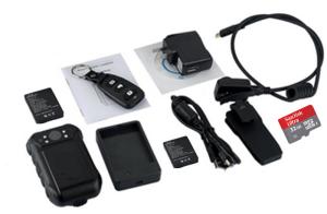 China Waterproof Body Camera 10W Light , Police Helmet Camera With 2.0 Inch Monitor factory