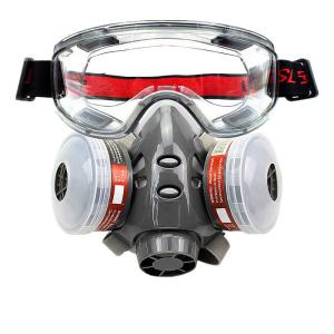 China Rubber Gas Respirator Mask , N95 Gas Face Mask Small Breathing Resistance factory