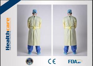 China Hygiene Disposable Protective Gowns Doctor Suit Blue / White / Yellow / Green Colour factory