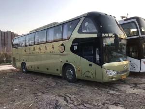 China Higer Two Door Used Tour Bus 71 Seats Euro V Emission Standard For Traveling factory