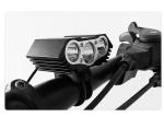 Aluminum Mountain Bike Front Light 2200 Lumens Weight 130g Acrylic Optical Len