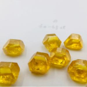 China 6-10ct orange yellow HPHT lab grown diamond uncut rough diamond factory