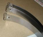 48 Inch Pre Cut Aluminium Insulation Banding Strapping For Chimney , Length