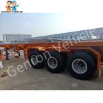 Mechanical Suspension Steel 40ft Skeletal Semi Trailer