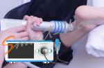 Medical portable physiotherapy shock wave equipment to Spasticity following