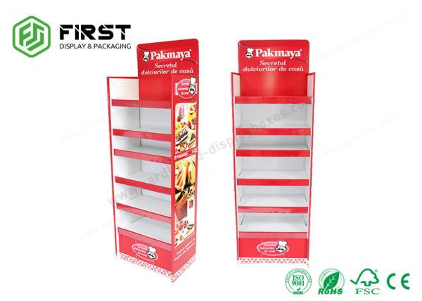 Custom Logo Cardboard Floor Stand Retail Promotion Carton Paper Cardboard Floor