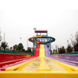 China China Factory Supply Racing Water Slides Open Fiberglass Water Slide for Sale on sale