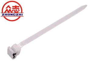 China Outside Serrated Automotive Cable Ties White Plastic Cable Ties Wraps factory