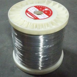 Elastic alloy wire for wrist watch hairspring