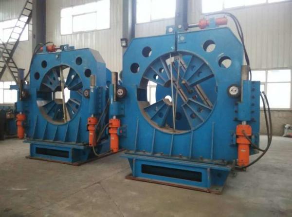 High Efficiency Carbon Steel Pipe Beveling Machine Double Hydraulic Cylinders