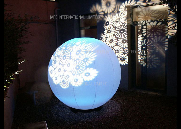 Sphere Inflatable Lighting Decoration LED , Colorful Intelligent Event Decoration Lighting