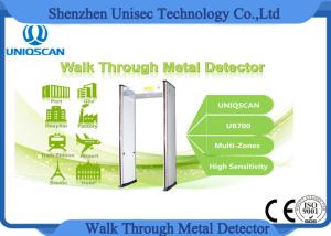 China Multi Zones Security Gate Walk Through Metal Detector UB700 4KHZ - 8KHZ factory