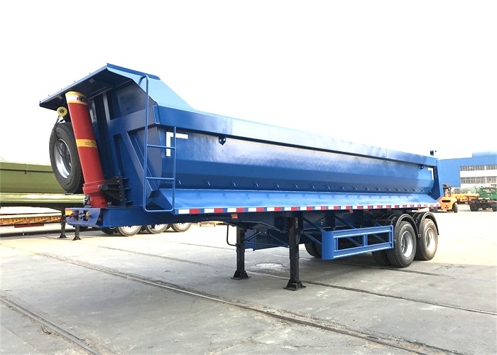 Transport Side Heavy Duty 3 Axle Dump Semi Trailer