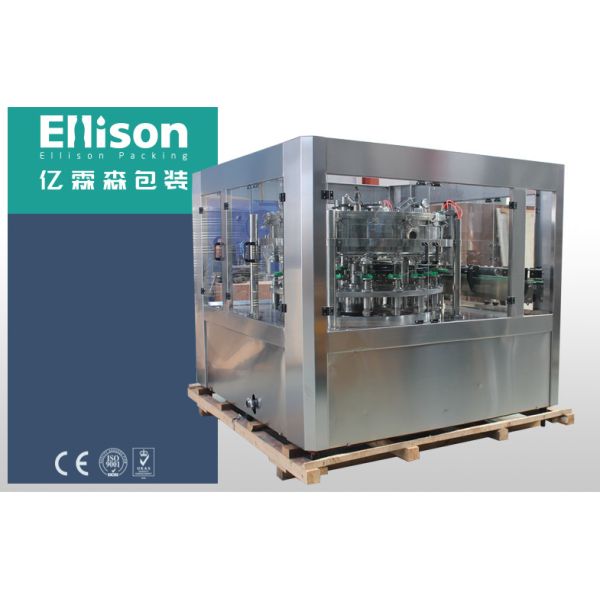 China HDPE Bottle Yogurt Sauce Filling And Hot Foil Sealing Machine Electric Driven Type factory