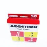 Addition Children'S Learning Flash Cards , Playing Game Cards 90*130mm
