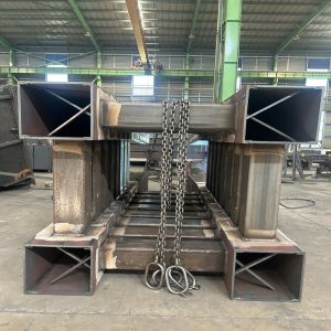 China Metal Structural Components Bridge Steel Structure Processing Bridge Pier factory