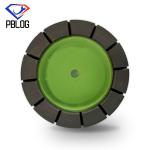 Hand-held glass edge grinding machine green sectional grinding wheel