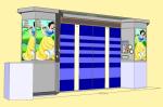 Reverse Recycling Vending Machine Large Capacity Auto Sort, Compressed, Counting