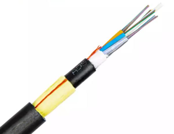 ADSS Outdoor Single Mode Fiber Optic Cable G652D /G657A1 / G657A2 PVC LSZH LSOH