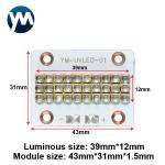 90W 3D Printing High Power UV LED Quartz Lens 385nm 395nm