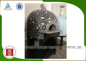 China Italy Type Napoli Pizza Oven Natural Lava Rock Gas Heating , Black or Red Ceramic Tiles factory