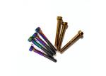 Gr2 / Gr5 Titanium Cycling Bolts Din912 Hex Screws Ti Bolts Mtb Anodizing