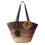 ECO Friendly Fashion Summer Tote Handbag Bohemian Handmade Bali Bags Straw Beach