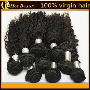 China Curly Virgin Human Hair Extensions factory