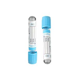 China Medical Consumables Disposable Vacuum Blood Collection PT Tube With Blue Cap factory