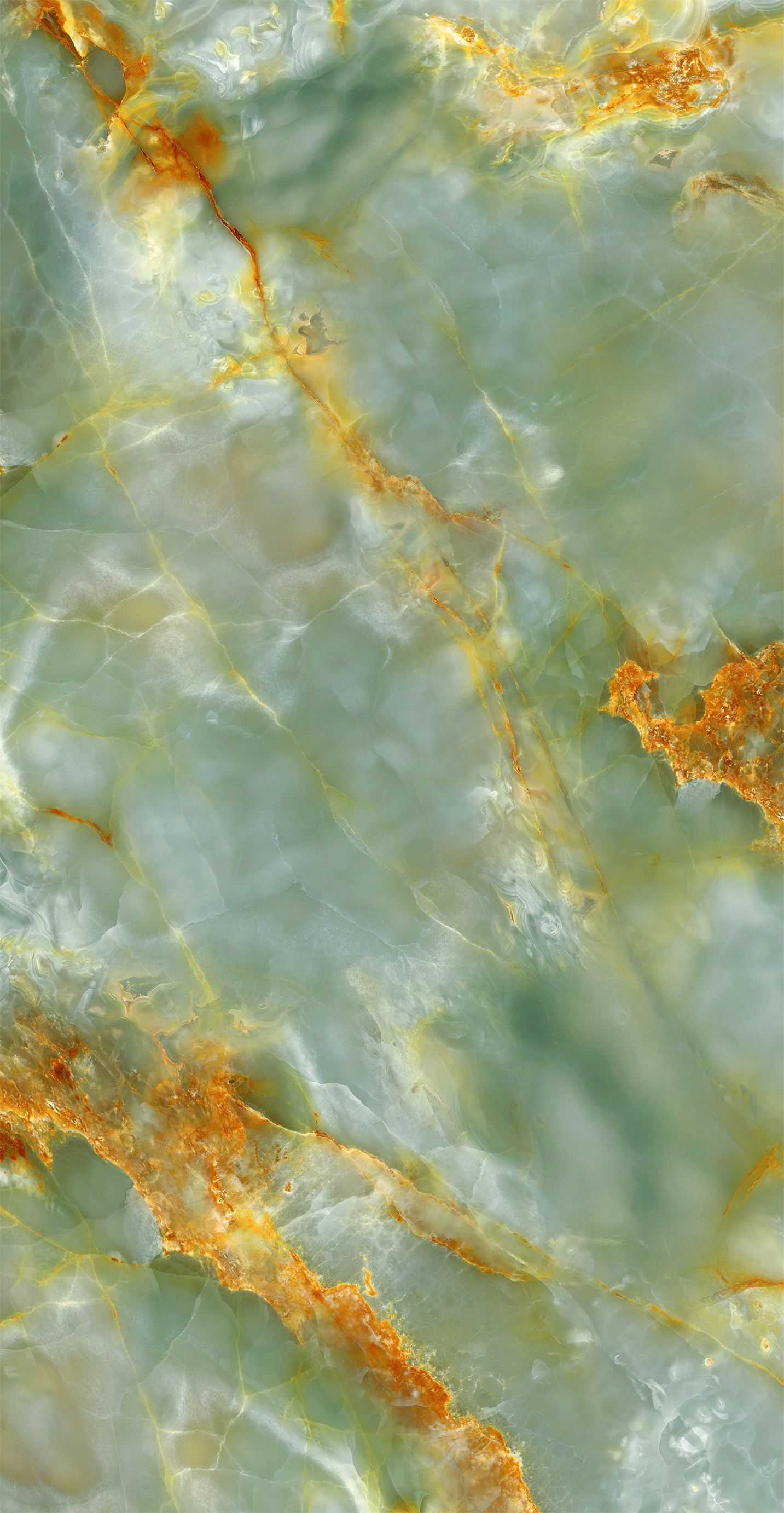 Emerald Green 1420x2700mm Polished Sintered Stone Slabs For Kitchen Table And Countertop