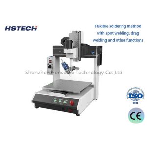 Smog Cleaner Equipped Desktop Automatic Soldering Robot With LCD Teaching